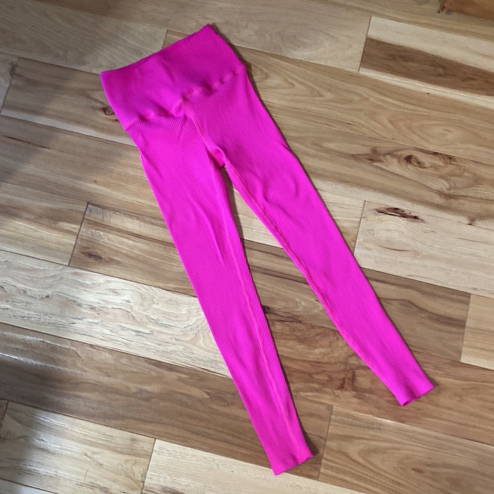 Carbon 38 Ribbed Compression leggings, size XS